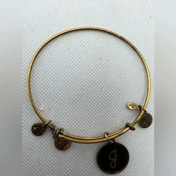 Alex and Ani | “J” charm bracelet/bangle - Picture 10 of 16